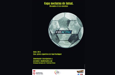 Copa nocturna de futsal .