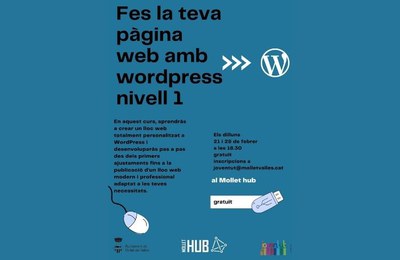 Fes la teva pàgina web amb wordpress nivell 1.