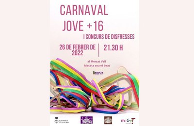 Festa Jove de Carnaval i Concurs de disfresses.