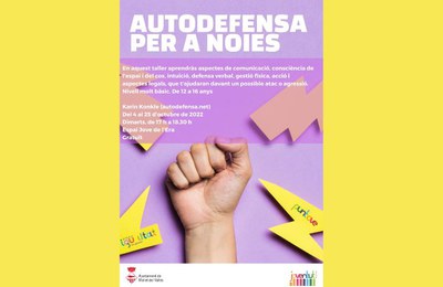 Taller d'autodefensa per noies.
