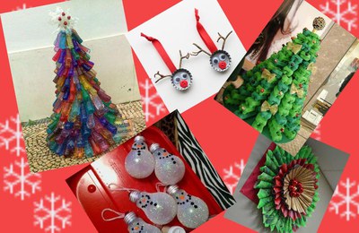 Taller de decoració de Nadal a partir de materials reciclats.