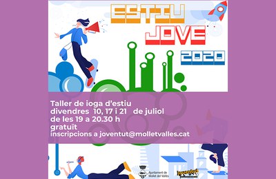 Taller de ioga d'estiu.