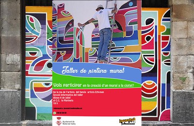 Taller de pintura mural .