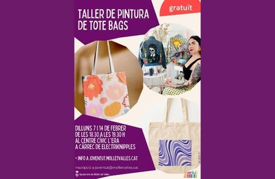 Taller de tote bags.