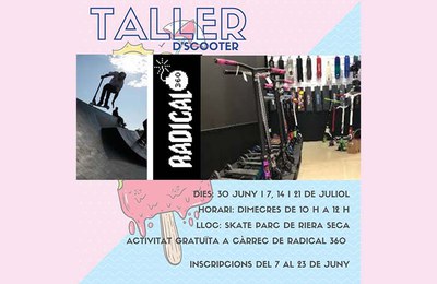Taller d'inicació a l'scooter.