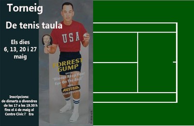 Torneig de tenis taula.