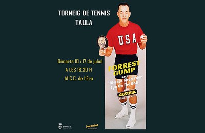 Torneig de tennis taula .