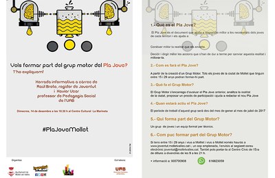 Xerrada informativa del Pla Jove Mollet .