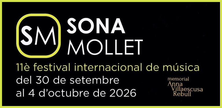 SONA MOLLET 2026 MEMORIAL ANNA VILLAESCUSA REBULL SONA MOLLET 2026 MEMORIAL ANNA VILLAESCUSA REBULL