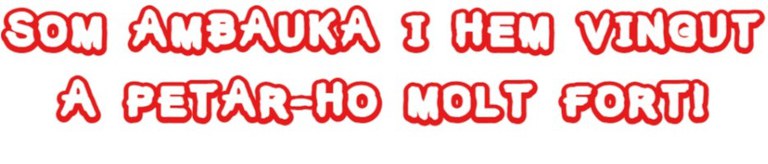 ¡Somos Ambauka y hemos venido a charlarlo muy fuerte! Som Ambauka i hem vingut a petar-ho molt fort!