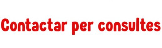 Per consultes podeu contactar per correu, per telèfon i per WhatsApp:
