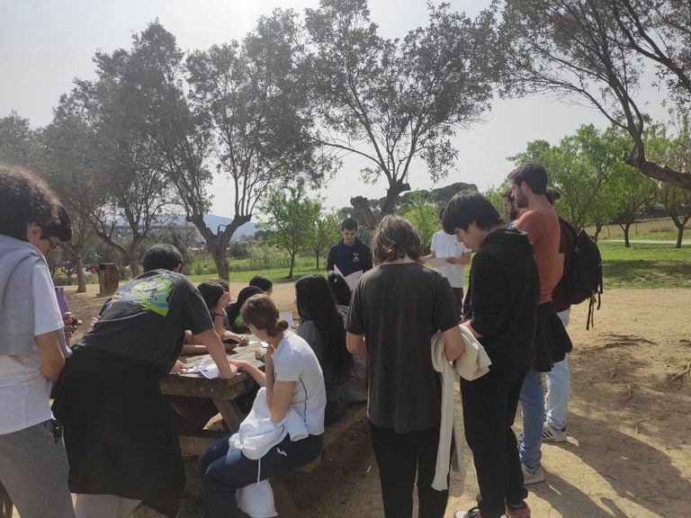 Taller amb una posada en comú per veure quines eren les espècies més trobades.