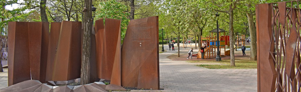 Sculptures and street art.