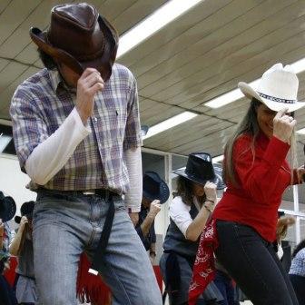 Clase magistral de baile "country".
