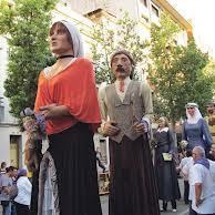 Sant Vicenç 2013: Cercavila dels gegants.