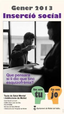 Xerrada i taula rodona: "Què pensarà si li dic que tinc esquizofrènia?".