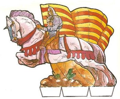 Sant Jordi 2013: Activitat infantil. Retallable de Sant Jordi.
