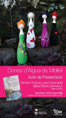 Presentació de les dones d'aigua de l'Institut Municipal de Serveis als Discapacitats, amb l'apadrinament de Núria Esponellà, autora del llibre "Una dona d'aigua".