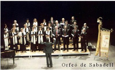 Concert de la Capella de Música Santa Maria i l'Orfeó de Sabadell.