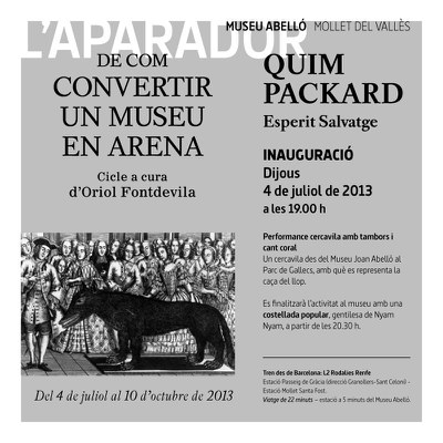 Inauguració de l'Aparador al Museu Abelló: "Esperit Salvatge", de Quim Packard.