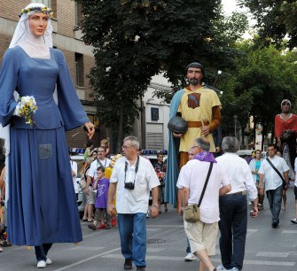 Festa Major 2013: Cercavila de Gegants.