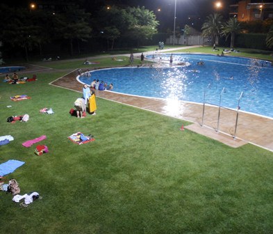 Festa Major 2013: Bany nocturn Chill Out.