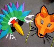 Taller infantil de màscares de Carnaval.
