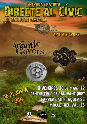 Directe al Cívic: Concert de Rock (temàtica Folk).