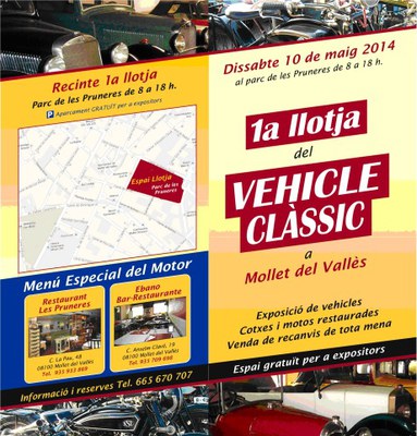 1a Llotja de Vehicle Clàssic de Mollet.
