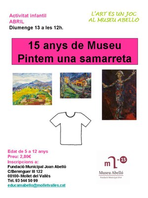 Taller infantil: 15 anys de Museu.