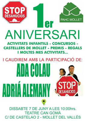 1r Aniversari PAHC Mollet.