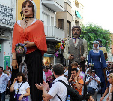 Festa Major 2014: Cercavila de Gegants.