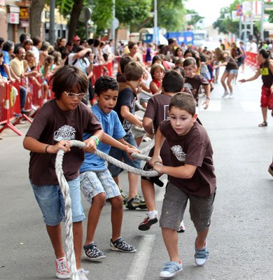 Festa Major 2014: Estirada del cotxe infantil.