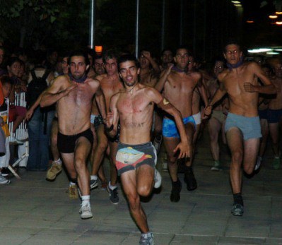 Festa Major 2014: Cursa en roba interior.