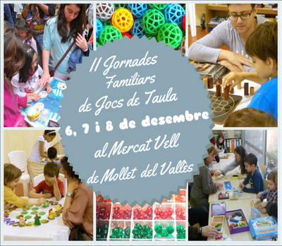 II Jornades Familiars de Jocs de Taula (de 4 fins a 104 anys).