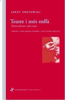 Teatre i més enllà; textos selectes 1969-1995;Presentació a càrrec de la llicènciada en art dramàtic, i coordinadora del llibre Anna Caixach.