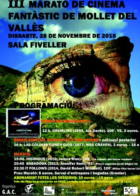 III Marató de Cinema Fantàstic de Mollet del Vallès.