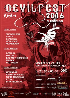 Devilfest 2016: V Festival de Metal (Semifinal).