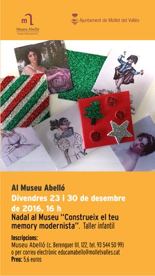 Nadal al Museu Abelló: "Entre joguines. Construeix el teu memory modernista".
