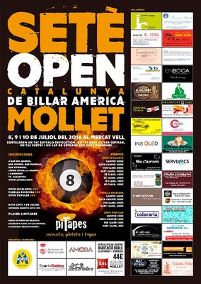 Setè Open Catalunya de Billar Americà.