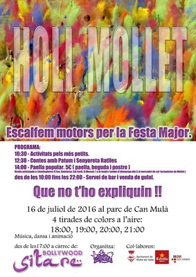 Holi Mollet: escalfem Motors per la Festa Major.