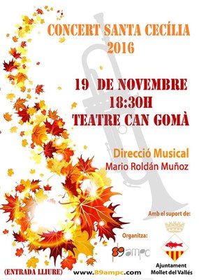 Concert de Santa Cecília de l'Associació Musical Pau Casals.