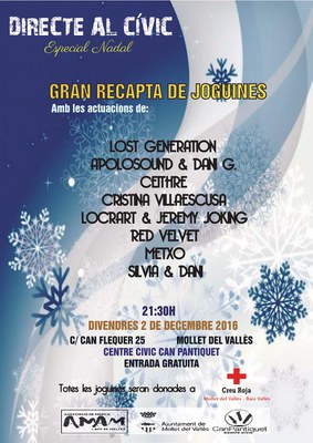 Directe al Cívic: Especial Nadal. Gran recapta de joguines.