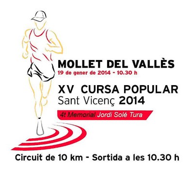 Sant Vicenç 2017: XVIII Cursa Popular de Sant Vicenç. 7è Memorial Jordi Solé Tura.