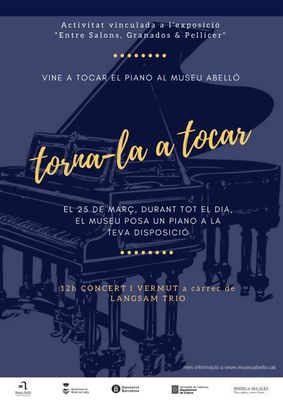 "Torna-la a tocar". Vine a tocar el piano al Museu Abelló.