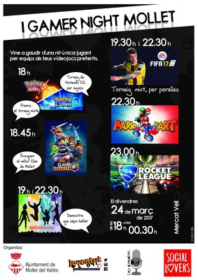 I Gamer Night Mollet.