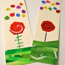 Sant Jordi 2017. L'Art és un joc: Taller de roses i punts de llibre.