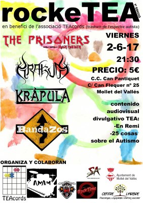 RockeTEA, concert en benefici de l'associació TEAcords (trastorn de l'espectre autista).