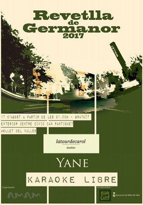 Festa Major 2017: Revetlla de germanor amb música a la fresca.