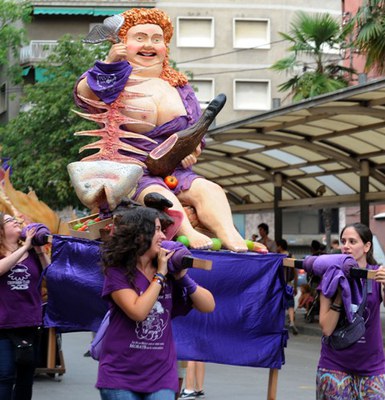 Festa Major 2017: Cercavila de la Santa Teca fins a Can Mulà.